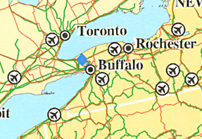 thumbnail of North American Transportation map