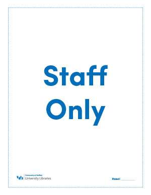 staff only sign