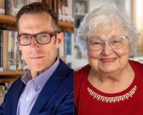 Headshot of Keith O'Brien cropped next to a headshot of Luella Kenny. 