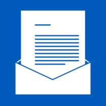 Letterhead icon graphic. 