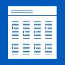 Research Poster icon graphic. 