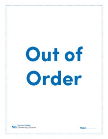 Out of Order Sign. 