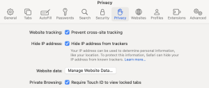 Screenshot of how to clear your cache on Safari for Mac. 