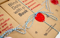 Decorated Blind Date with a Book. 