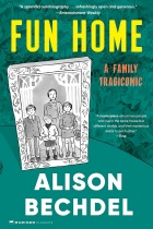 Fun Home: A Family Tragicomic book cover. 