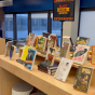 book display. 