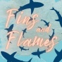 Fins and Flames book cover. 