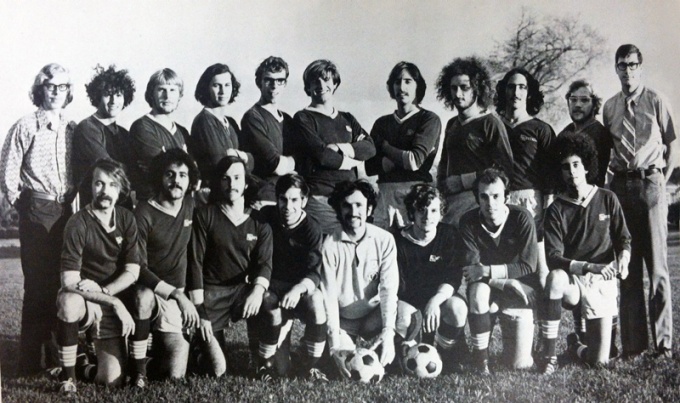 1971 Buffalo Bulls Soccer team photo.