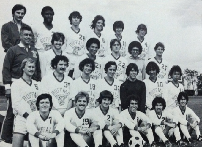 1978 Buffalo Bulls Soccer team photo.