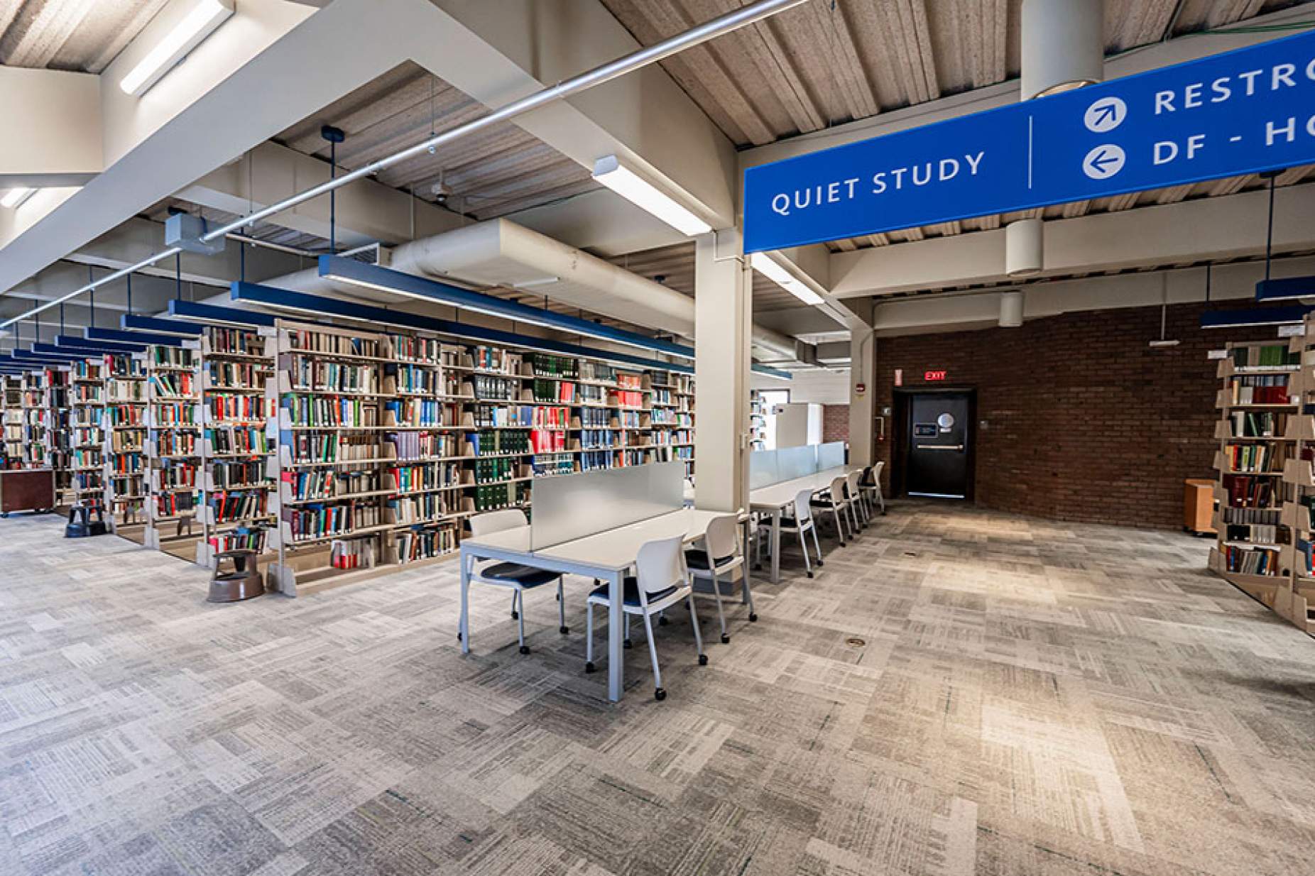 Lockwood Memorial Library - 4th Floor Individual Study Seating ...