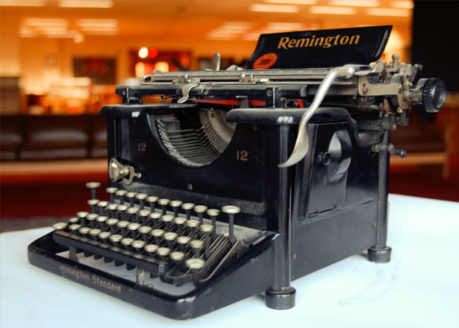 Fran Striker’s Typewriter. 