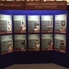 Women Attorney Trailblazers in New York State exhibit, featuring ten different women. 