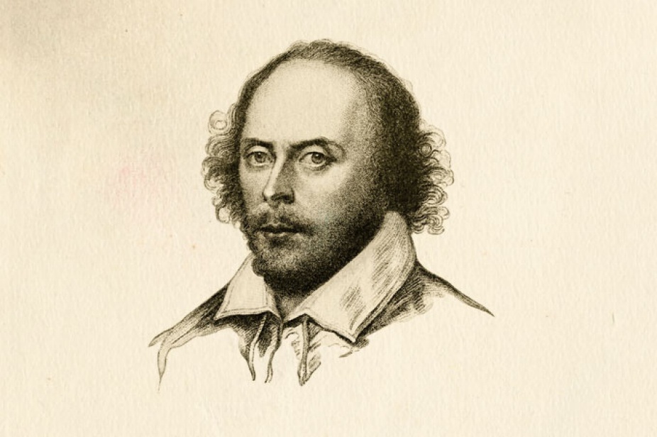 Illustration of William Shakespeare. 