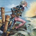 &ldquo;The Tantalus of to-day&rdquo; illustration by J.S. Pughe, for Puck Magazine, 1897. Image courtesy of the U.S. Library of Congress. 