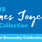 UB Libraries' James Joyce Collection Virtual Bloomsday Celebration graphic header photo. 