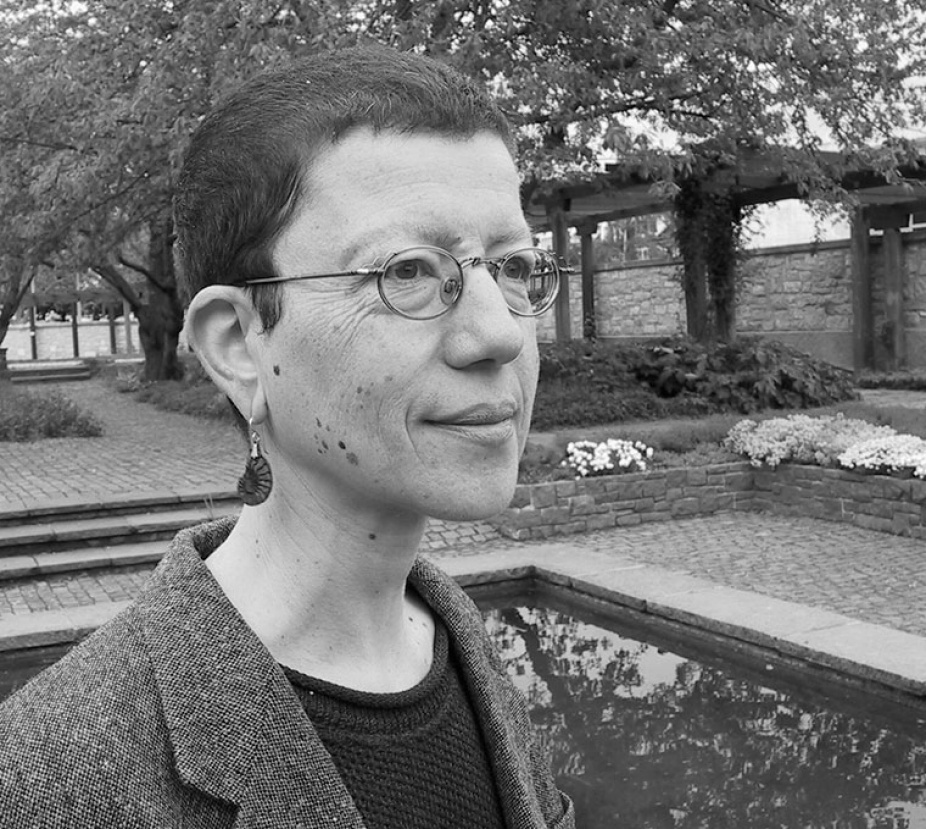 Fig. 17. Anne Blonstein in Kannenfeld Park, Basel, Switzerland, 2004. Photograph by Kathrin Schaeppi. Used with permission. 