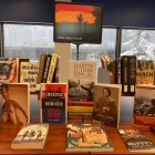 Photo of the Black History Month Book Display in Lockwood Library. 