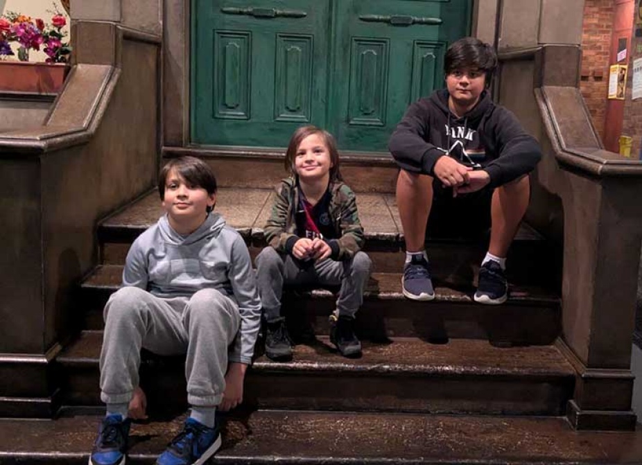 Jocelyn’s three sons: Dane, Luke, and Eliot. 