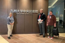 Jake at Kyushu University Central Library. 