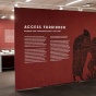 Access Forbidden intro wall. 