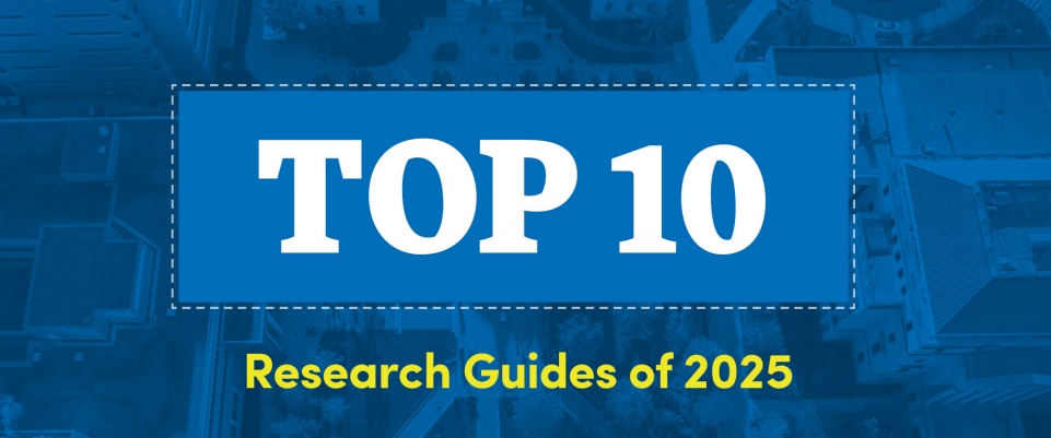 Top 10 Research Guides of 2025 cover. 