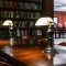 new lamps in the austin flint main reading room. 