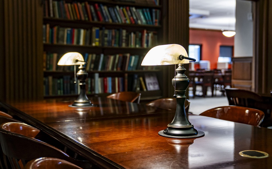 New table lamps installed in Austin Flint Main Reading Room ...