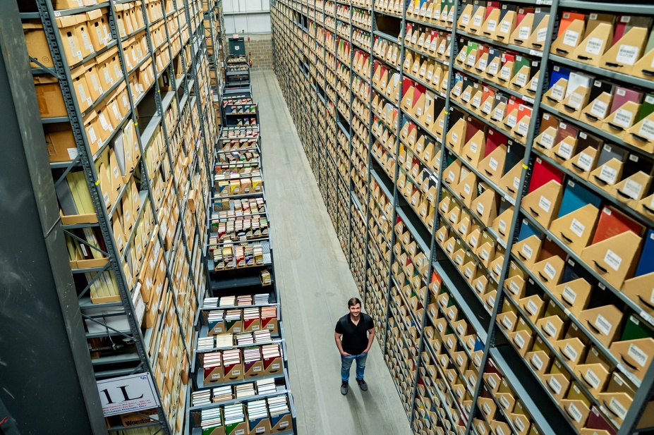 Spencer Evans in the annex from above. 