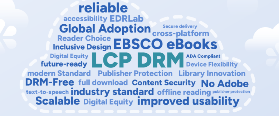 EBSCO LCP DRM graphic. 