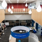 Silverman Library aerial view. 