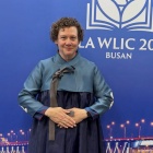 Evviva Weinraub Lajoie at IFLA. 