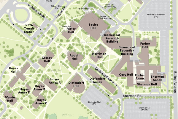 Map Of Ub North Campus - Dawn Mollee