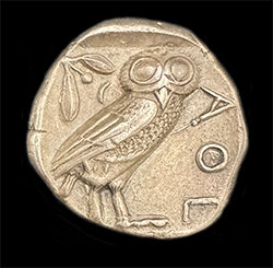 Athenian owl coin