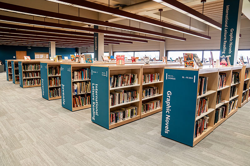 2nd floor of lockwood memorial library