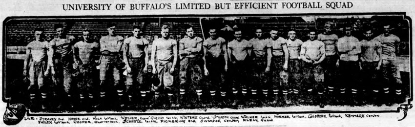 University of Buffalo's limited but efficient football squad
