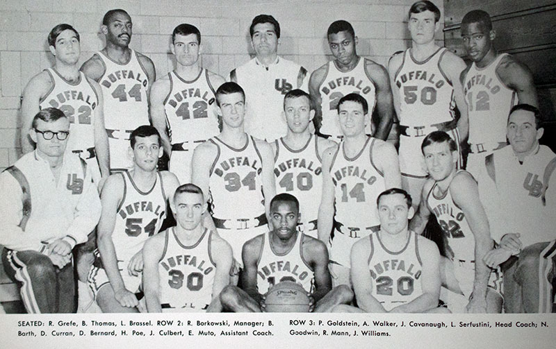 Photo of the 1965-1966 Buffalo Bulls Basketball team