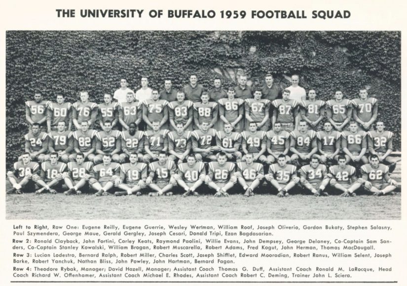 1959 Buffalo Bulls Football UB Sports University at Buffalo Libraries